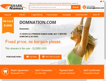 Tablet Screenshot of domnation.com